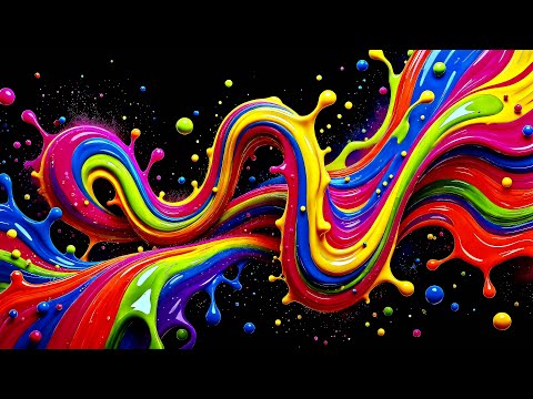 Eternal Bloom Liquid in 4K • Abstract Relaxing Screensaver