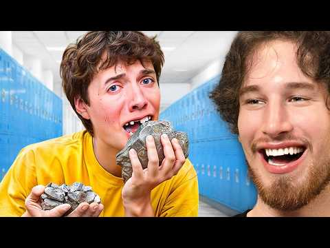 Strange Kid Won't Stop EATING ROCKS