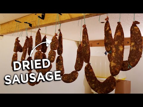 Drying Sausage - old fashioned way and many important tips