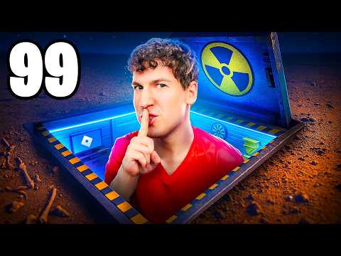 МЫ ЖИЛИ 99 НОЧЕЙ В ПОДЗЕМНОМ БУНКЕРЕ и ЕДВА ВЫЖИЛИ В РОБЛОКС! 😱