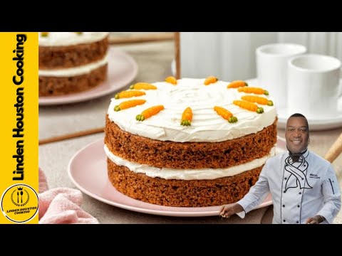 Easy Carrot Cake recipe 🥕🍰 LINDEN HOUSTON COOKING