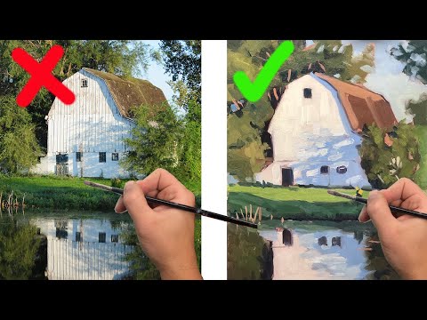 PAINT TALK: Why I DON'T like TIGHT painting as much as LOOSE painting