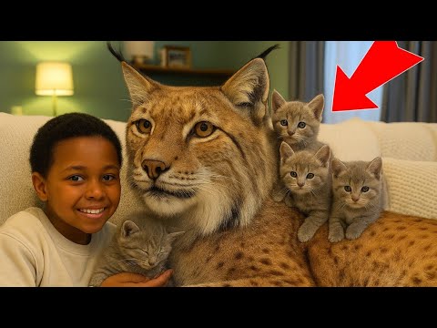 Lynx 😱 Did He Bring MORE Kittens?!   I Wasn’t Ready For This… How Do I Handle So Many Wild Kittens?