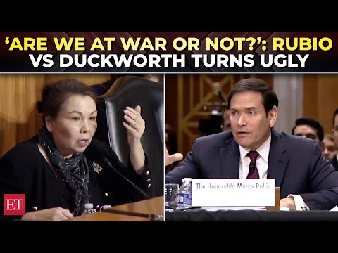 ‘Are we at war with Venezuela or not?’ Rubio-Duckworth clash turns explosive over Alien Enemies Act