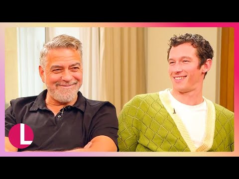 A Very Cheeky Interview! George Clooney & Callum Turner On Their New Film | Lorraine