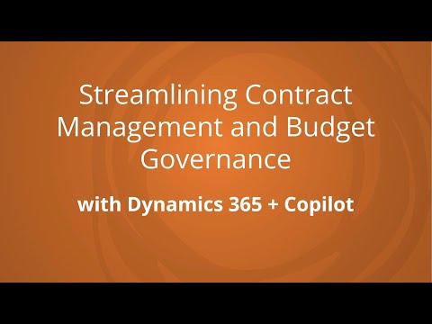 Streamline Contract Management & Budget Governance with Klevr Contracts, Dynamics 365 & AI Copilot
