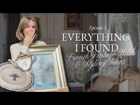 18 Rare French Antique Finds from Normandy (Haul & Styling)