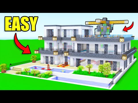 Make a $10,000,000 Luxury HOUSE With a Working Helicopter!