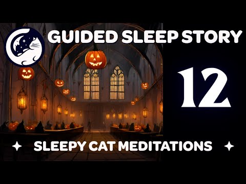 Ghostly Halloween Banquet at Hogwarts - Harry Potter Inspired Sleep Story ('Yer a Wizard') Ep 12/16