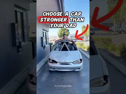 Choose a Car Stronger Than Your Dad 💪😳 #shorts #automobile #car #dad #gym