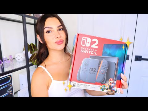 the most iconic nintendo switch 2 unboxing! first impressions, games & review 🎮💖