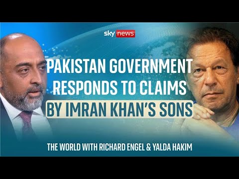 Pakistan's government responds to claims made by Imran Khan's sons
