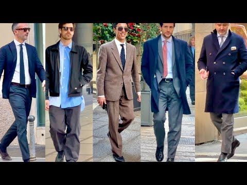 Elegant Like an Italian 🇮🇹 Men's Street Fashion & Spring 2025 Menswear Inspiration #mensfashion