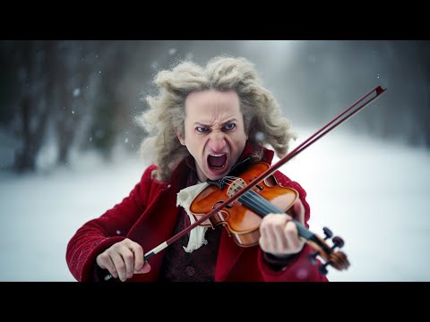 Vivaldi: Winter (1 hour NO ADS) - The Four Seasons| Most Famous Classical Pieces & AI Art | 432hz