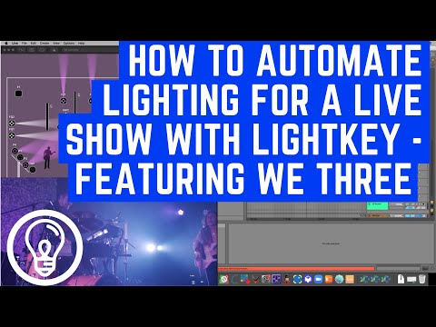 How to Automate Lighting for a Live Show with LightKey   Featuring We Three