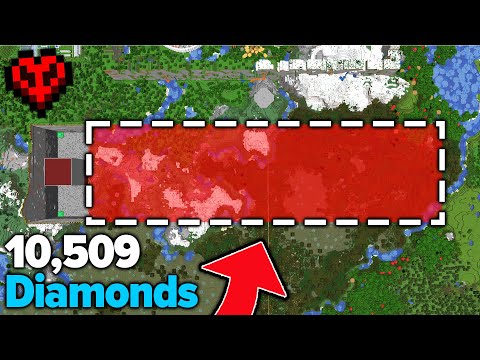 Farming Diamonds in Hardcore Minecraft