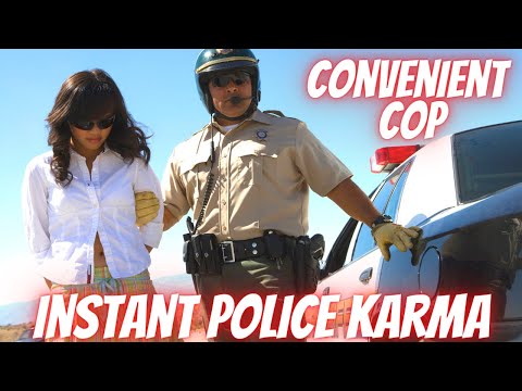 BEST OF CONVENIENT COP 2022# Police Instant Karma / Karma Cop / Justice Clip /Drivers busted by cops