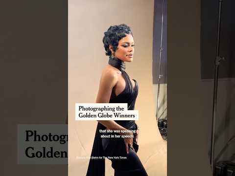 Photographing the Golden Globes Winners