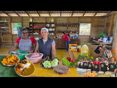 SORPRESA PARA LA DOÑA. Nos Invitaron y Amanecimos Cocinando COMIDA TIPICA. La vida del campo
