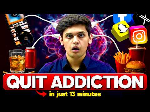 How to Quit Any Addiction in 13 Minutes 🔥| 5 Scientific Steps | Prashant Kirad