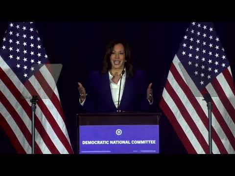Kamala Harris Speaks at Democratic National Committee Meeting in Los Angeles