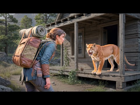 A Mountain Woman Bought a Deserted Cabin for $5—Froze in Shock When She Found a Mountain Lion Inside