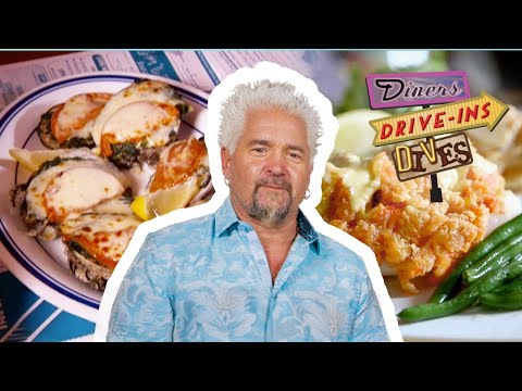 #DDD Road Trip with Guy Fieri: Coastal States 🚗🔥 | Food Network