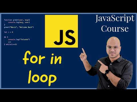 #21 For in loop in JavaScript