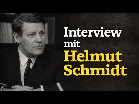 Interview mit Helmut  Schmidt 1969 - Das politische Studio