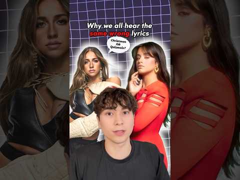 Why Do We Mishear Song Lyrics? 🤔🎧 #sabrinacarpenter #tatemcrae #music