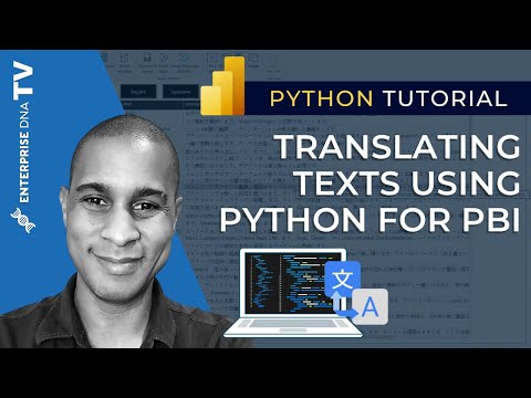 How To Translate Texts Using Python For Power BI