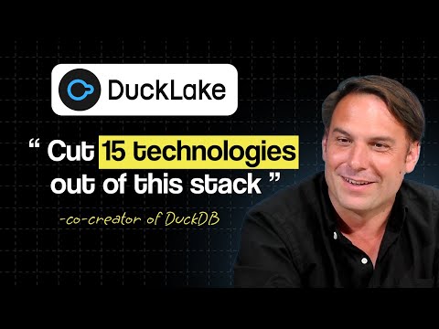 How DuckLake Simplifies Lakehouse Architecture ft. Jordan Tigani & Hannes Mühleisen