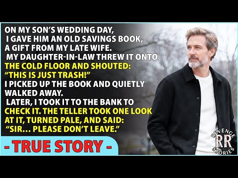 My Daughter-in-Law Mocked My Savings Book at My Son’s Wedding — Until the Bank Revealed the Balance.