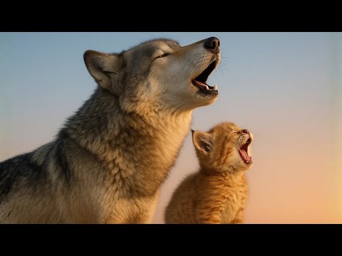 Raised by WOLVES - This Bobcat Still Can't Figure Out Why His Howl Sounds Wrong