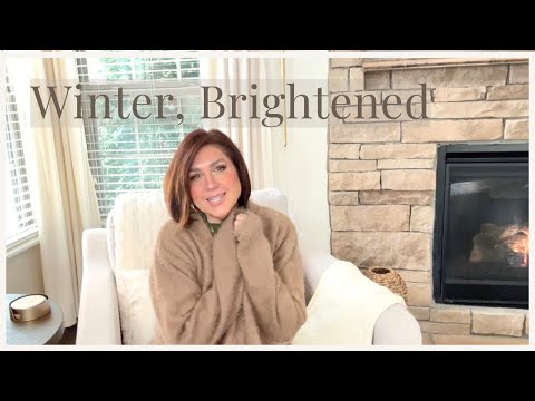 Winter Living Room Refresh | New Pillows, Cozy Decor & Simple Dinner