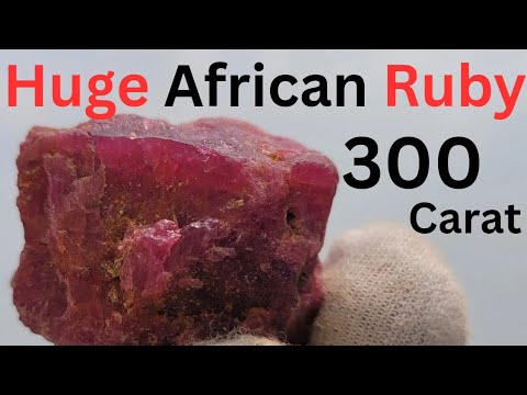 Ruby Big Rock | African Ruby | Cutting, Faceting & Polishing | 300 Carats