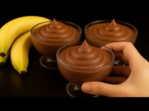 Berühmtes Bananendessert, das die ganze Welt verrückt macht! Ganz ohne Backen! 🍌