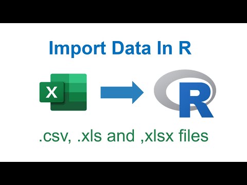R programming : Import .csv, xls or xlsx data