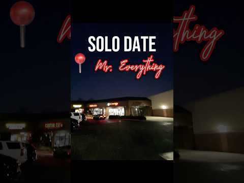Solo Dinner Date to Mr. Everything 😋🔥
