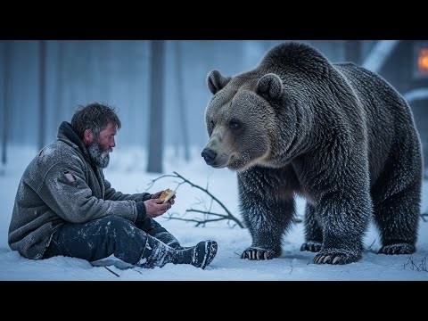 Лесоруб отдал свой последний хлеб, чтобы спокойно умереть — но медведь решил, что он должен жить.