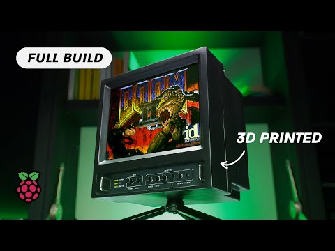Building a CRT-Style Portable Raspberry Pi Enclosure