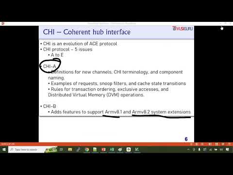 AMBA CHI protocol training demo session