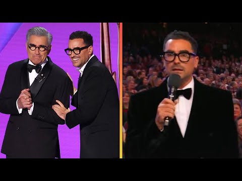 Emmys: Dan and Eugene Levy's FUNNIEST Hosting Moments