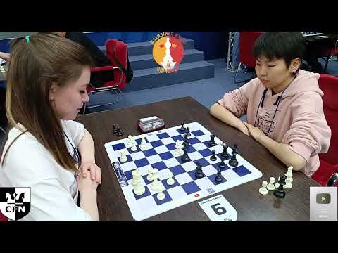 WFM Fatality vs A. Dondupova. Baikal. Irkutsk. Chess Fight Night. CFN. Armageddon. Blitz