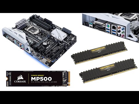 Asus prime Z270-A CPU RAM MP500 M.2 Installation