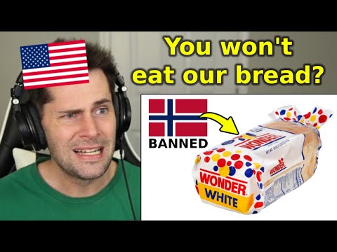 American Reacts to US Foods That Are BANNED in Norway