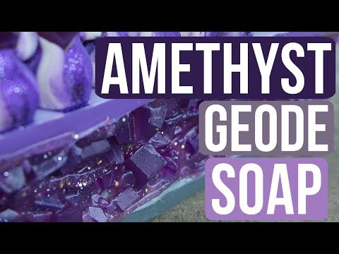 Amethyst Geode Soap | Royalty Soaps