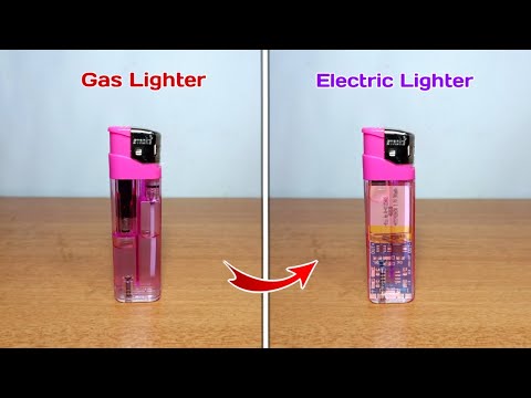 How to Make Rechargeable Electric Lighter at Home || Gas Lighter to Electric Lighter