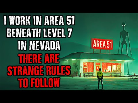 I work in Area 51 Beneath Level 7 in Nevada...There are STRANGE RULES to Follow !