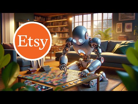Selling AI-generated Puzzles on Etsy using Midjourney, ChatGPT, and DALL-E 3